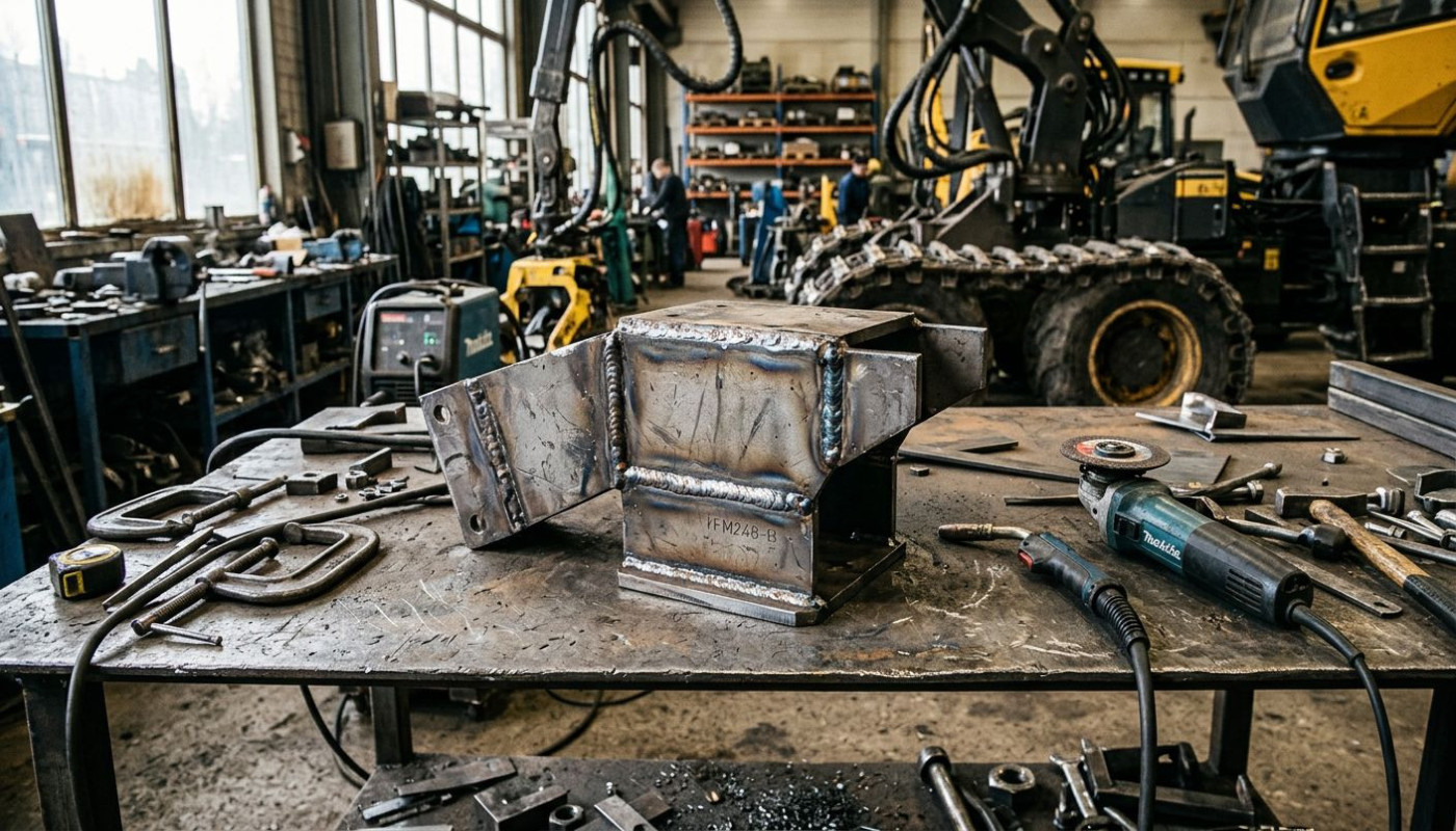 Desarrollo y mejora de equipos forestales mediante mecano-soldadura